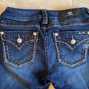 Miss Me Dark Blue Skinny Jeans